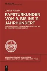 Book cover of Papsturkunden vom 9. bis ins 11. Jahrhundert by Judith Werner
