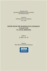 Book cover of Papyri from the Washington University Collection St. Louis, Missouri by Klaus Maresch