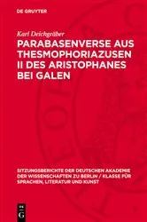 Book cover of Parabasenverse aus Thesmophoriazusen II des Aristophanes bei Galen by Karl Deichgräber