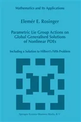 Book cover of Parametric Lie Group Actions on Global Generalised Solutions of Nonlinear PDEs by Elemer E. Rosinger