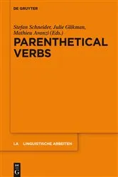 Book cover of Parenthetical Verbs by Stefan Schneider