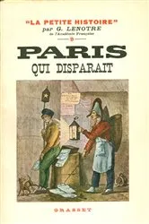 Book cover of Paris qui disparaît by Unknown