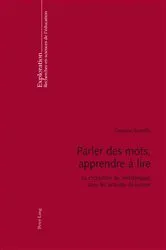 Book cover of Parler des mots, apprendre à lire by Marcel Crahay