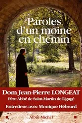 Book cover of Paroles d'un moine en chemin by Jean-Pierre Longeat