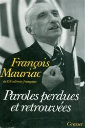 Book cover of Paroles perdues et retrouvées by Unknown
