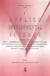 Book cover of Part I: Assessing the Impact of September 11th, 2001, on Children, Youth, and Parents in the United States by Elizabeth T. Gershoff
