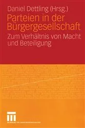 Book cover of Parteien in der Bürgergesellschaft by Unknown
