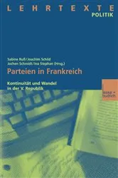 Book cover of Parteien in Frankreich by Sabine Ruß