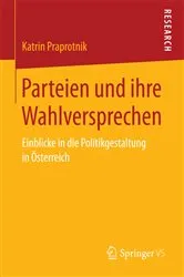Book cover of Parteien und ihre Wahlversprechen by Katrin Praprotnik