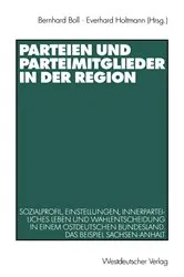 Book cover of Parteien und Parteimitglieder in der Region by Bernhard Boll