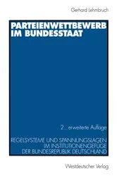 Book cover of Parteienwettbewerb im Bundesstaat (2nd ed.) by Gerhard Lehmbruch