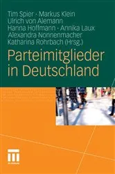 Book cover of Parteimitglieder in Deutschland by Tim Spier