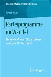 Book cover of Parteiprogramme im Wandel by Deniz Anan