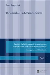 Book cover of Parteiwechsel im Schiedsverfahren by Helmut Grothe