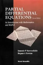 Book cover of Partial Differential Equations: An Introduction With Mathematica And Maple (2nd Edition) by Ioannis P Stavroulakis
