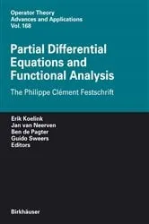 Book cover of Partial Differential Equations and Functional Analysis by Erik Koelink