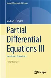 Book cover of Partial Differential Equations III (3rd ed.) by Michael E. Taylor