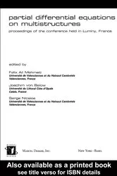 Book cover of Partial Differential Equations On Multistructures by Unknown