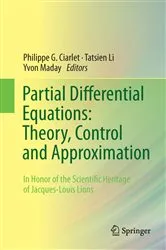 Book cover of Partial Differential Equations: Theory, Control and Approximation by Philippe G. Ciarlet