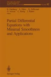 Book cover of Partial Differential Equations with Minimal Smoothness and Applications by Unknown
