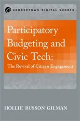 Book cover of Participatory Budgeting and Civic Tech by Hollie Russon Gilman