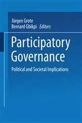 Book cover of Participatory Governance by Jürgen Grote