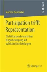 Book cover of Partizipation trifft Repräsentation by Martina Neunecker