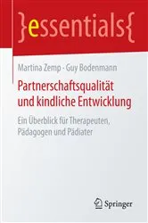Book cover of Partnerschaftsqualität und kindliche Entwicklung by Martina Zemp