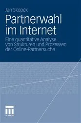 Book cover of Partnerwahl im Internet by Jan Skopek