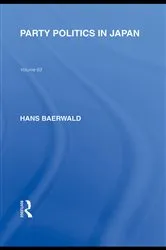 Book cover of Party Politics in Japan by Hans Baerwald