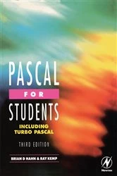 Book cover of Pascal for Students (including Turbo Pascal) (3rd ed.) by Ray Kemp