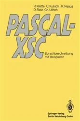 Book cover of PASCAL-XSC by Rudi Klatte