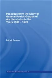 Book cover of Passages from the Diary of General Patrick Gordon by Patrick Gordon