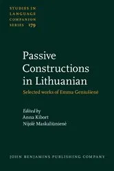Book cover of Passive Constructions in Lithuanian by Unknown