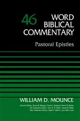Book cover of Pastoral Epistles, Volume 46 by Bruce M. Metzger