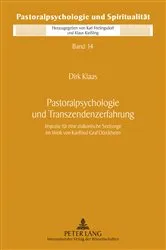 Book cover of Pastoralpsychologie und Transzendenzerfahrung by Klaus Kießling