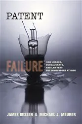 Book cover of Patent Failure by James Bessen