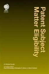 Book cover of Patent Subject Matter Eligibility by Unknown