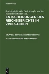 Book cover of Patent- und Gebrauchsmusterrecht by Unknown