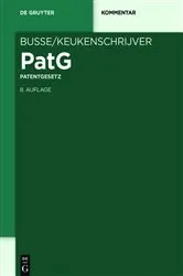 Book cover of Patentgesetz (8th ed.) by Unknown