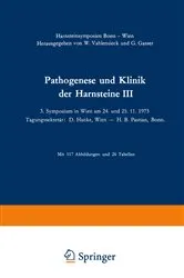 Book cover of Pathogenese und Klinik der Harnsteine III by Winfried Vahlensieck