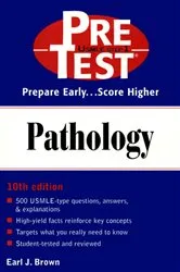 Book cover of Pathology: PreTest Self-Assessment and Review (10th ed.) by Earl J. Brown