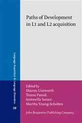 Book cover of Paths of Development in L1 and L2 acquisition by Unknown
