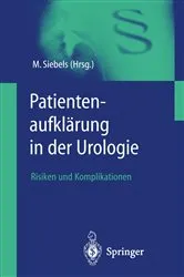 Book cover of Patientenaufklärung in der Urologie by Michael Siebels