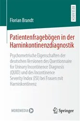 Book cover of Patientenfragebögen in der Harninkontinenzdiagnostik by Florian Brandt