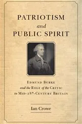 Book cover of Patriotism and Public Spirit by Ian Crowe