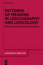 Book cover of Patterns of meaning in lexicography and lexicology by Laura Giacomini