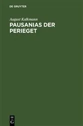Book cover of Pausanias der Perieget by August Kalkmann