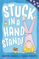 Book cover of Paw Prints: Stuck in a Handstand! by Andrew Hansen
