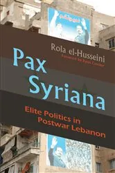 Book cover of Pax Syriana by Rola El-Husseini
